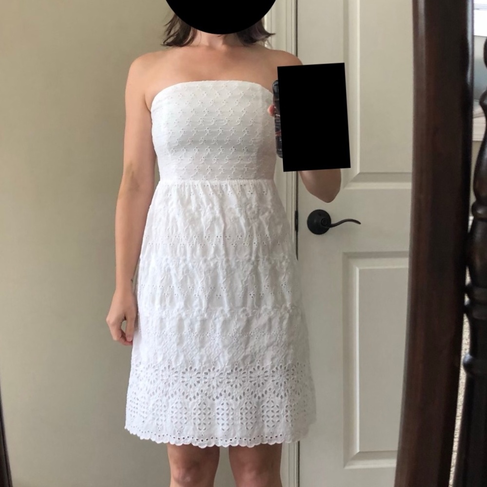 Old Navy Islet Strapless Dress - White